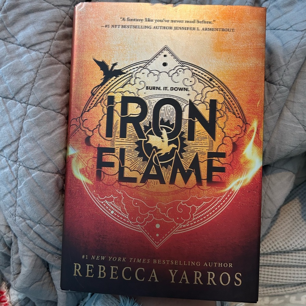 First edition iron flame sprayed edges